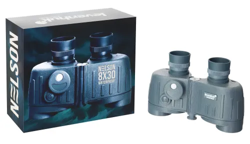 Бинокль Levenhuk Nelson 8x30 с сеткой и компасом,  3
