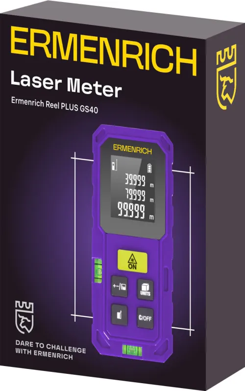 Лазерная рулетка Ermenrich Reel PLUS GS40,  2