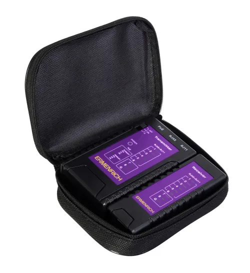 Кабельный тестер Ermenrich NetGeeks NP10,  2