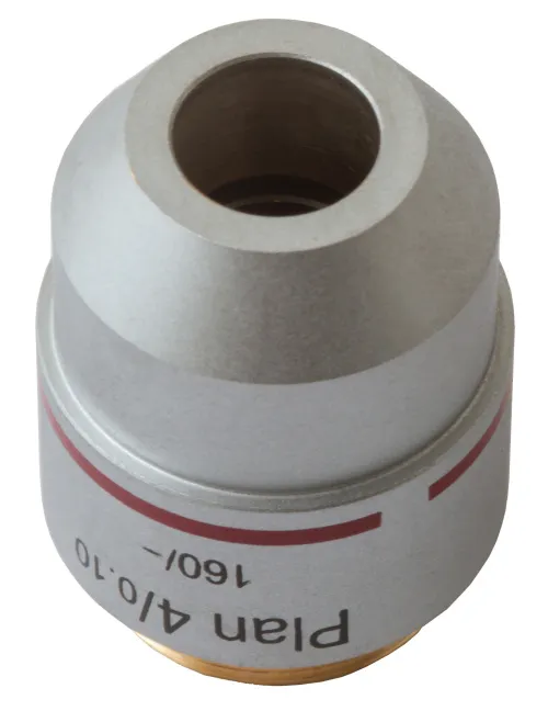 Объектив планахроматический Levenhuk MED 4x,  4