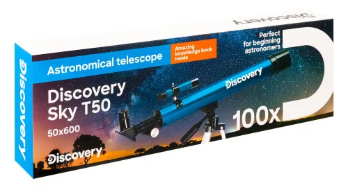 Телескоп Levenhuk Discovery Sky T50 с книгой,  14