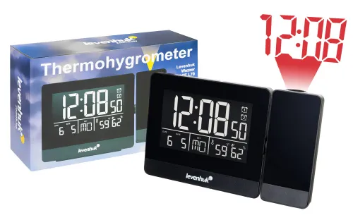 Часы-термометр Levenhuk Wezzer BASE L70 с проектором,  2