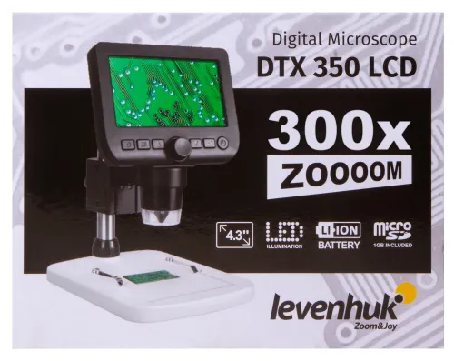 Микроскоп цифровой Levenhuk DTX 350 LCD,  18