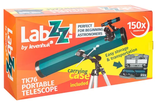 Телескоп Levenhuk LabZZ TK76 с кейсом,  14