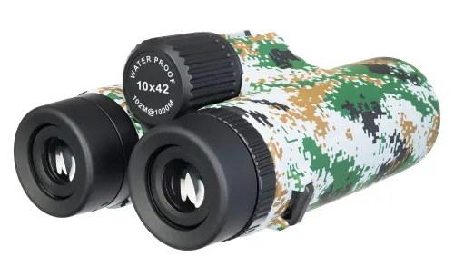 Бинокль камуфляжный Levenhuk Camo 10x42 с сеткой,  13