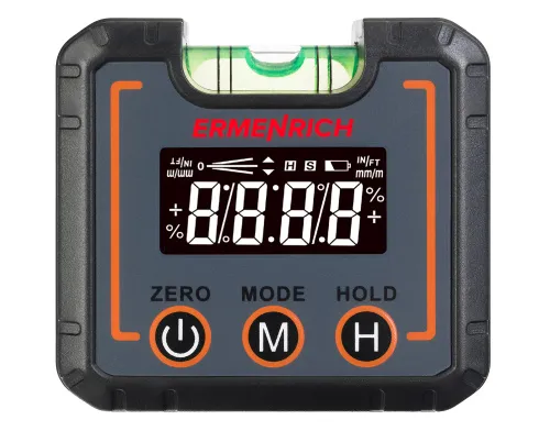 Цифровой уровень Ermenrich Verk LQ30, черный,  3