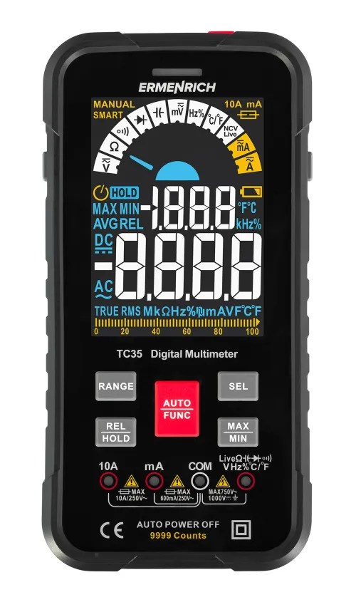Цифровой мультиметр Ermenrich Zing TC35,  4