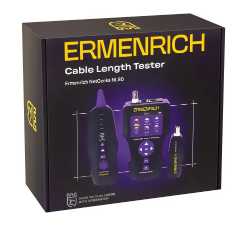 Измеритель длины кабеля Ermenrich NetGeeks NL80,  10