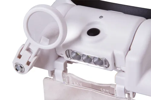 Лупа налобная с аккумулятором Levenhuk Zeno Vizor HR4,  7