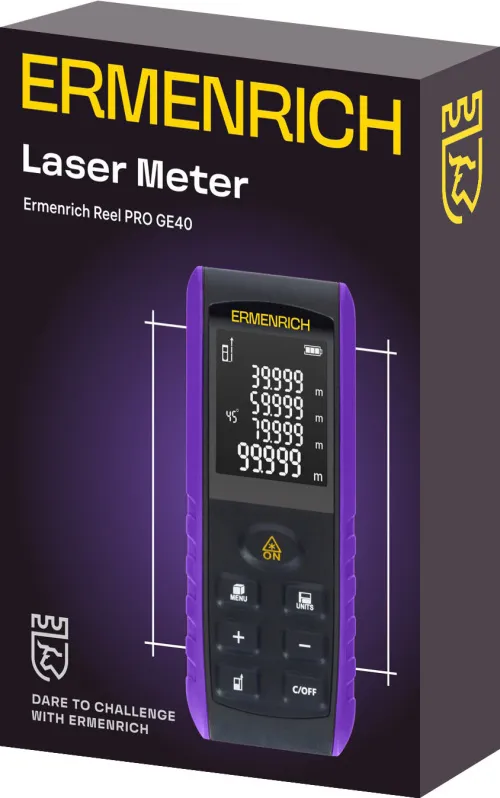 Лазерная рулетка Ermenrich Reel PRO GE40,  2