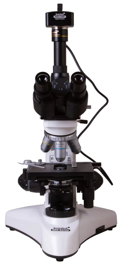 Микроскоп цифровой Levenhuk MED D25T, тринокулярный,  4