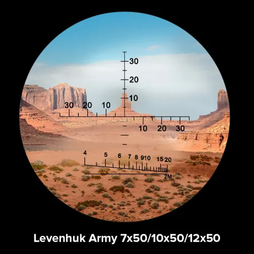 Бинокль Levenhuk Army 10x50 с сеткой,  4