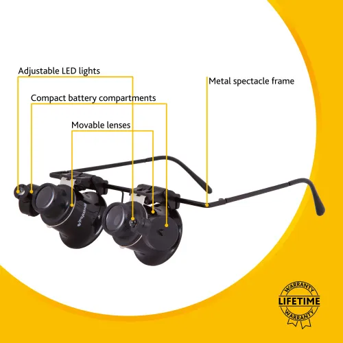 Лупа-очки Levenhuk Zeno Vizor G2,  12