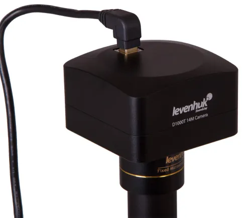 Микроскоп цифровой Levenhuk MED D1000T, 14 Мпикс, тринокулярный,  7