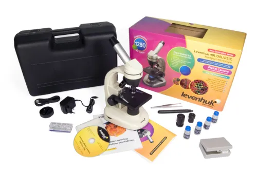 Микроскоп цифровой Levenhuk D50L NG, монокулярный,  3