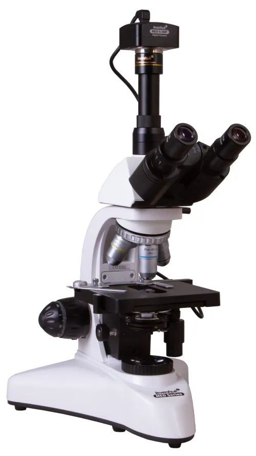 Микроскоп цифровой Levenhuk MED D25T, тринокулярный,  10