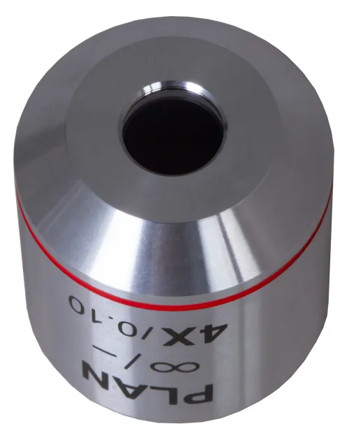 Объектив планахроматический Levenhuk MED 4x/беск,  4