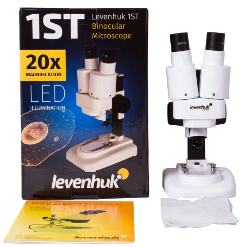 Микроскоп Levenhuk 1ST, бинокулярный,  10