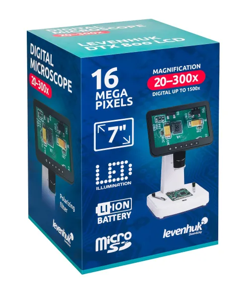 Микроскоп цифровой Levenhuk DTX 800 LCD,  12