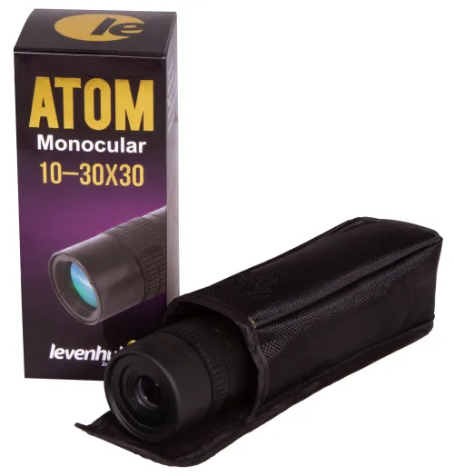 Монокуляр Levenhuk Atom 10–30х30,  10