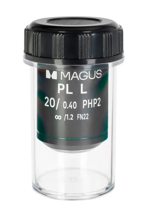 Объектив MAGUS 20HP 20х/0,40 Plan L фазовый PHP2 ∞/1,2 WD 8,0 мм,  2