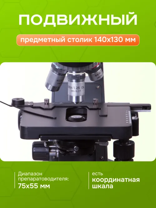 Микроскоп Levenhuk 700M, монокулярный,  22