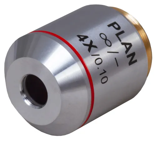 Объектив планахроматический Levenhuk MED 4x/беск,  2