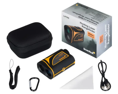 Лазерный дальномер для охоты Levenhuk LX1500,  2