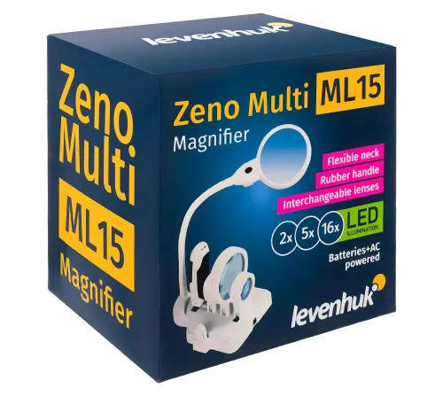 Мультилупа Levenhuk Zeno Multi ML15, белая,  12