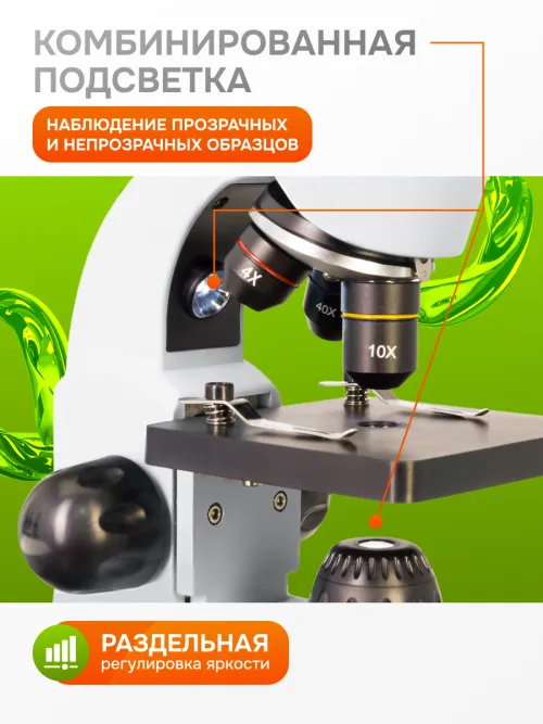 Микроскоп Levenhuk Rainbow 50L,  24