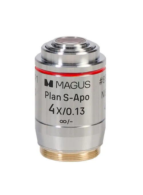 Набор объективов люминесцентных MAGUS FL S-APO60 PlanF S-Apo 4х/10х/20х/40х/100х ми ∞/0,17 H60 мм,  3