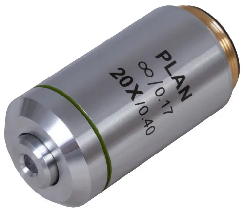 Объектив планахроматический Levenhuk MED 20x/беск,  2