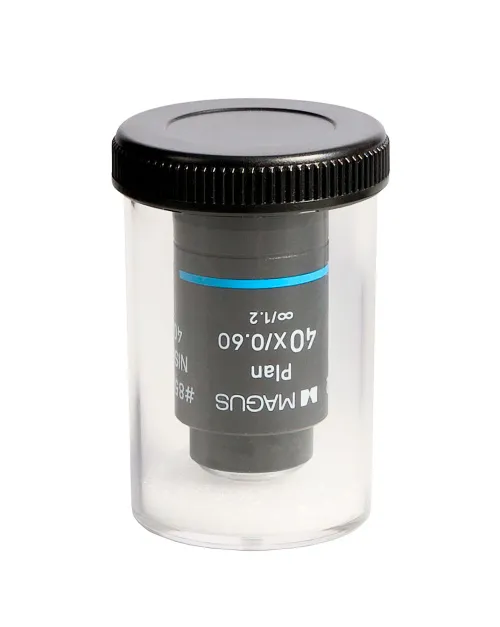 Объектив MAGUS 40PL60V Plan 40х/0,60 ∞/1,2 H60 мм,  5
