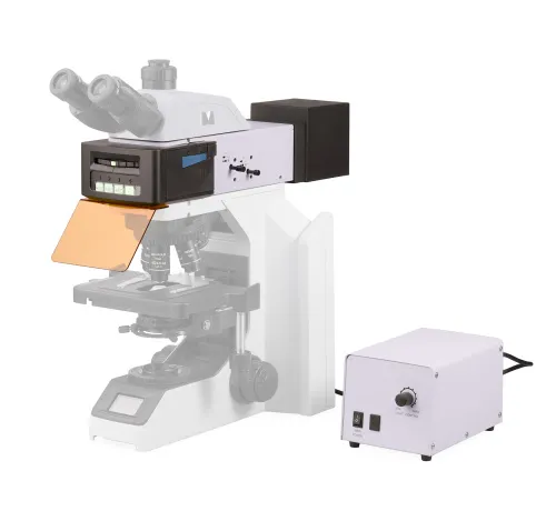 Насадка эпи-люминесцентная MAGUS Epi-FL04 LED, блоки люминесцентных фильтров FITC/TRITC/DAPI,  10