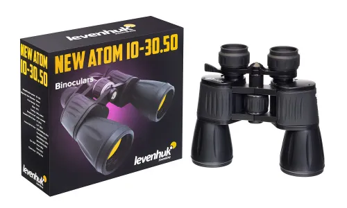 Бинокль Levenhuk New Atom 10–30x50,  5