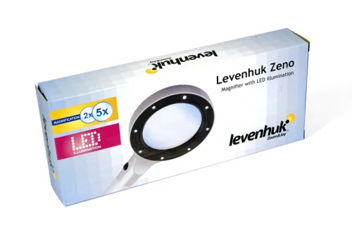 Лупа Levenhuk Zeno 500, 3,5x, 56 мм, 8 LED, металл,  2