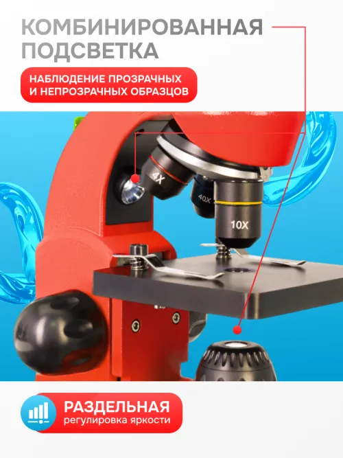 Микроскоп Levenhuk Rainbow 50L,  6