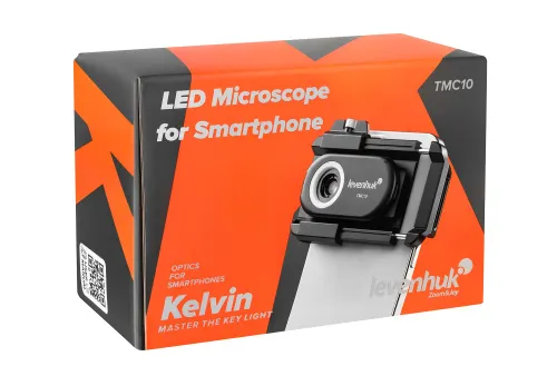 Микроскоп для телефона с подсветкой Levenhuk Kelvin TMC10,  15