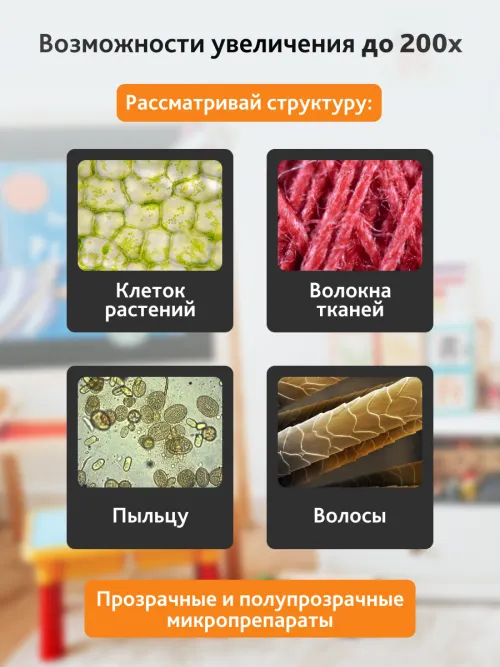 Микроскоп Levenhuk 2S NG, монокулярный,  13