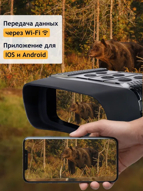 Бинокль цифровой ночного видения Levenhuk Halo 13X Wi-Fi,  19