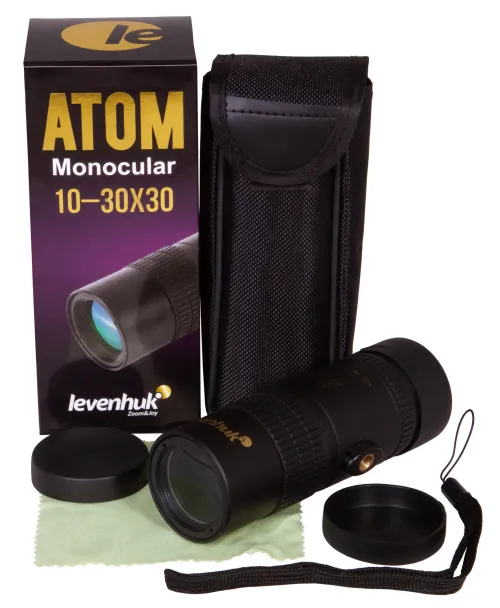 Монокуляр Levenhuk Atom 10–30х30,  2