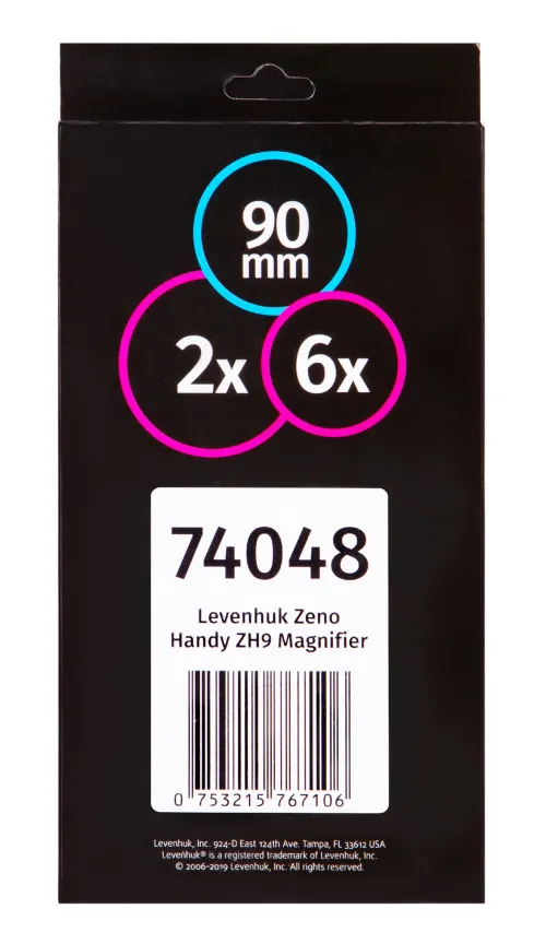 Лупа ручная Levenhuk Zeno Handy ZH9,  9