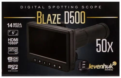 Зрительная труба цифровая Levenhuk Blaze D500,  19