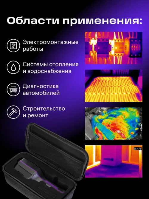 Тепловизор строительный Ermenrich Seek TV60,  13