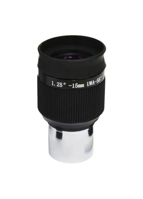 Окуляр Levenhuk UWA 58° 15 мм, 1,25",  3