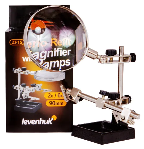 Лупа штативная Levenhuk Zeno Refit ZF15,  2