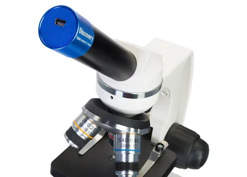 Микроскоп цифровой Levenhuk Discovery Femto Polar с книгой,  2