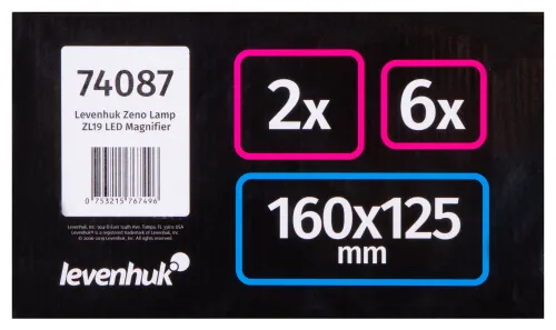 Лупа-лампа Levenhuk Zeno Lamp ZL19 LED,  15