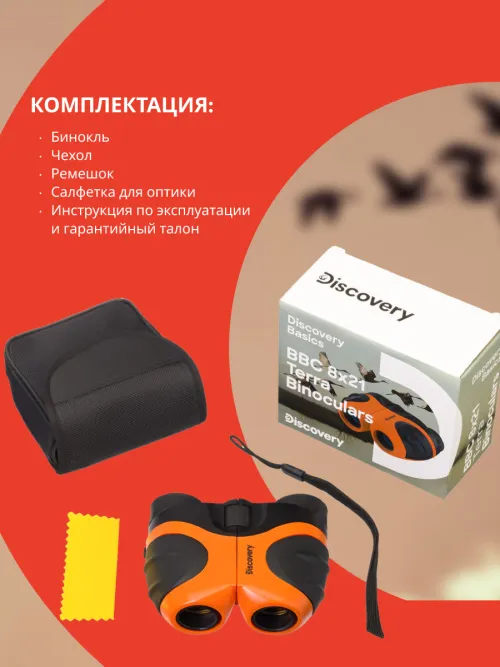 Бинокль Levenhuk Discovery Basics BBС 8x21,  16