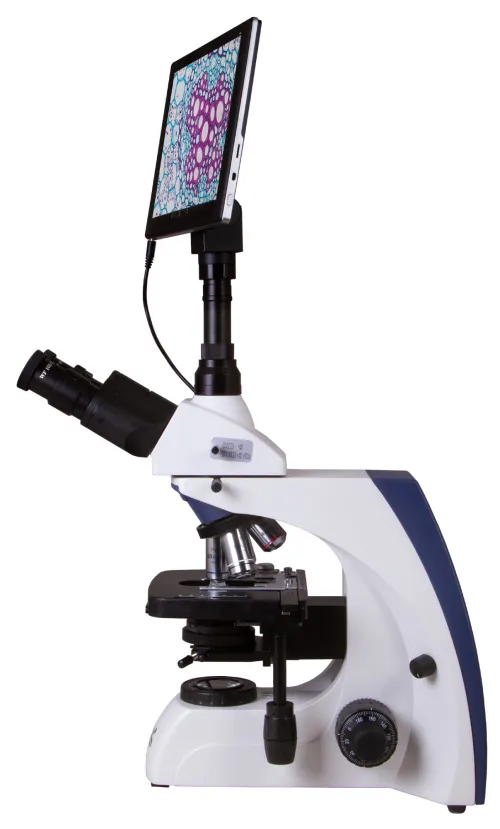 Микроскоп цифровой Levenhuk MED D35T LCD, тринокулярный,  9